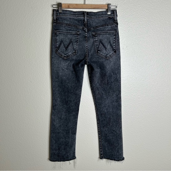 Mother The Insider Crop Step Fray jeans Train Stops 27 - Picture 9 of 15